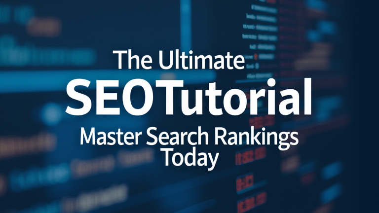 The Ultimate SEO Tutorial: Master Search Rankings Today